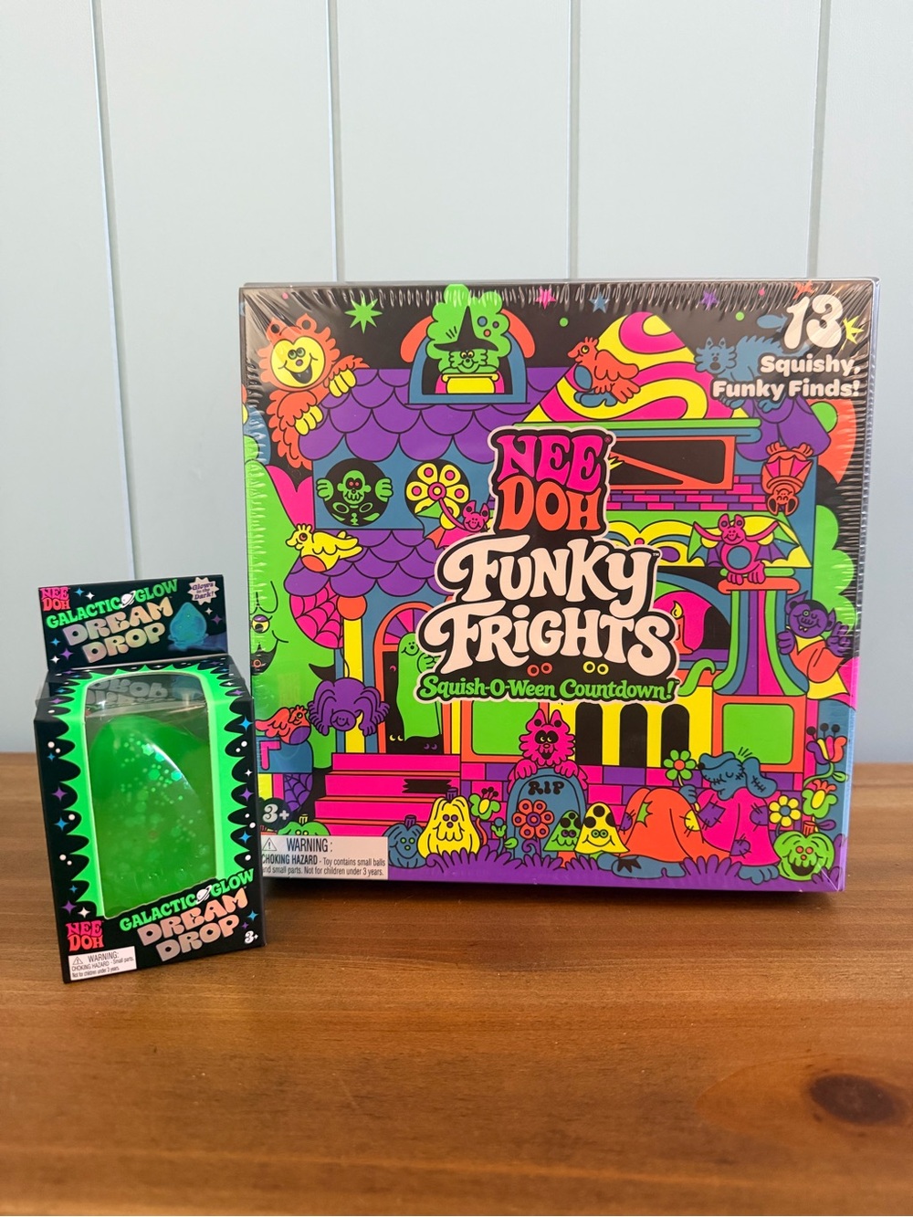 Funky Frights Squish-O-Ween Countdown - Neon Green